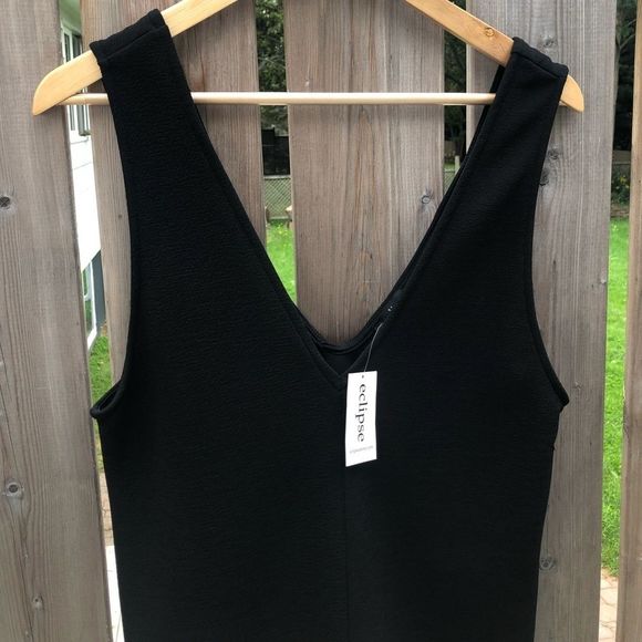 Eclipse NWT, Black Pinafore Dress, Size Small - Picture 5 of 10